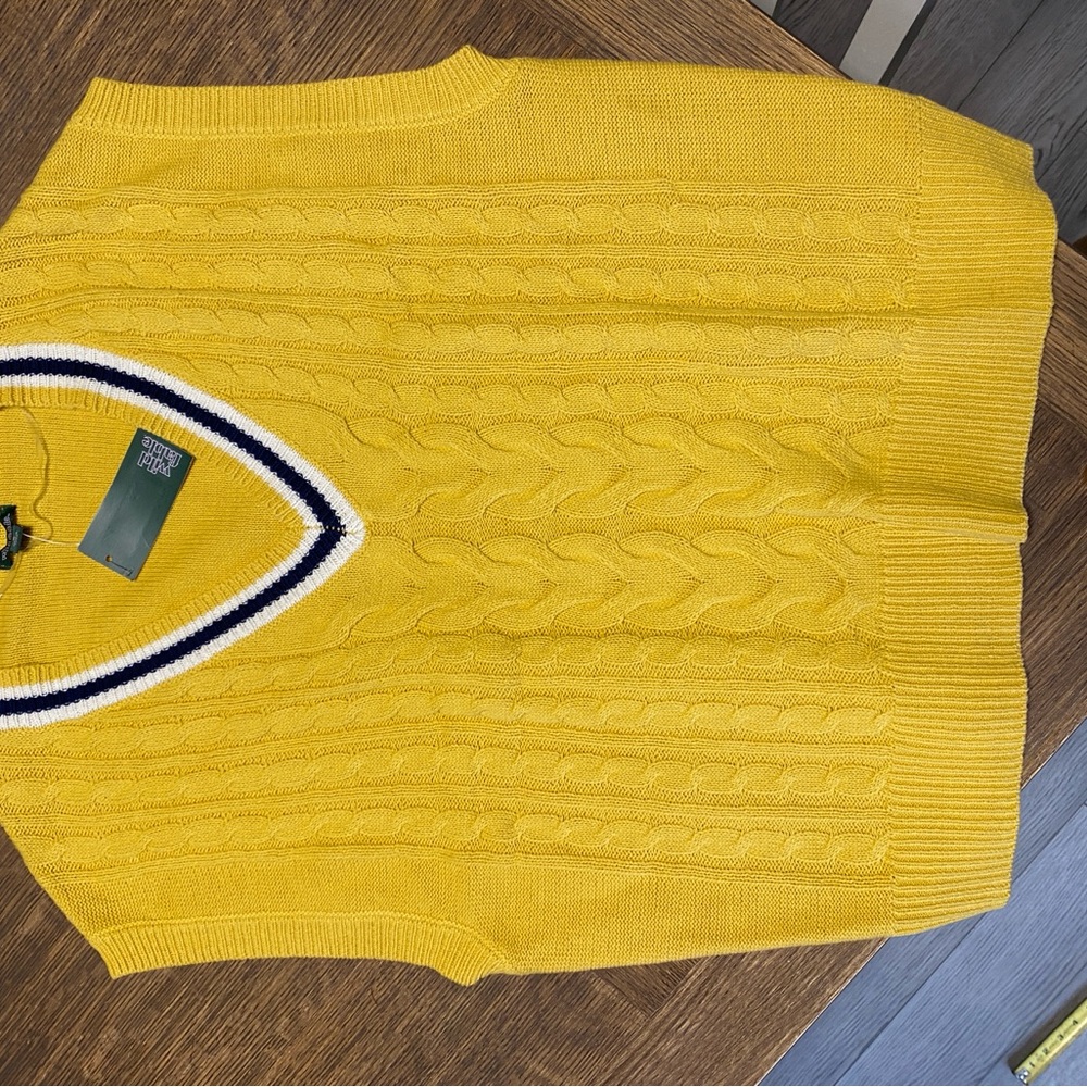 Wild Fable Mustard Knit Sweater Vest